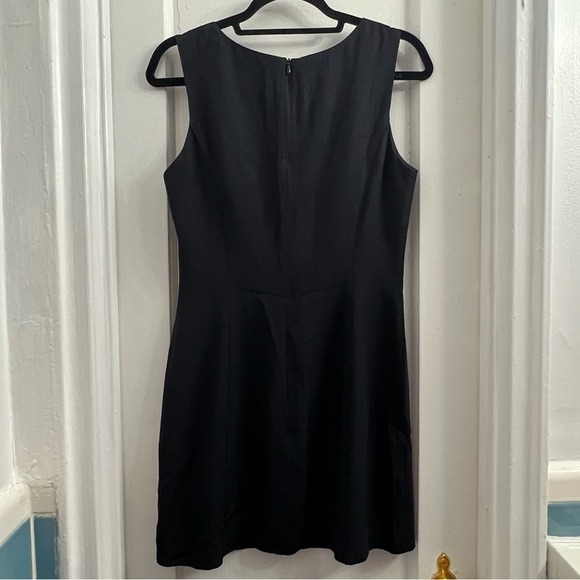 Vintage A.B.S V-Neck Little Black Dress, size 6 - Picture 2 of 5